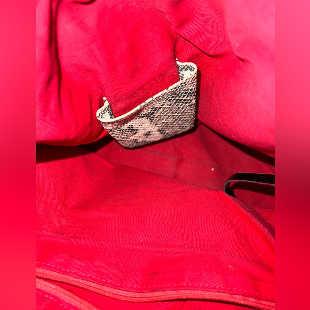 Vintage Dooney & Bourke Python Embossed Hobo Bag - image 4